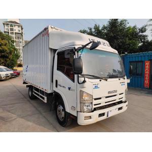 White Manual Pre Owned Cargo Vans Diesel Isuzu Used Cargo Van Box Truck