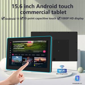 China 15.6 pulgadas RK3566 NFC POE Power Tablet PC Mural de reunión Android Tablet con luz LED supplier