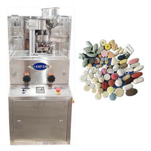 High Speed ZP5/7/9 Small Rotary Pill Tablet Press Machine With 20mm Max Dia