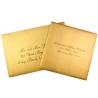Waterproof Kraft Paper Envelope , Square Invitation Card Envelope