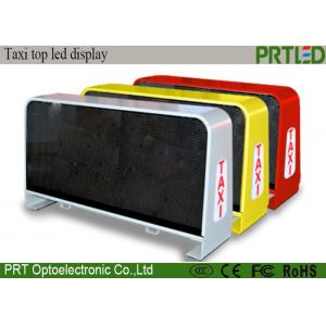 China P4 Outdoor Taxi Top LED Display Waterproof LED Taxi Sign For Car Roof supplier