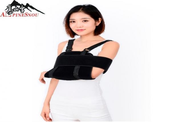 Orthopedics Shoulder Support Brace Postoperative Arm Sling Breathable Black