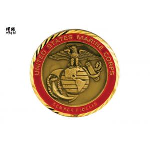 China Collectable Us Air Force Challenge Coins , Modern Commemorative Gold Coins supplier