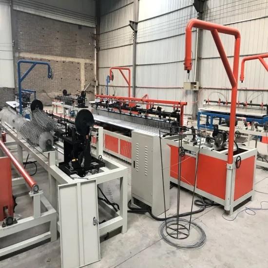 Hot Sale 2m/3m/4m width full automatic  Diamond Mesh  Chain Link Fence Making Machine
