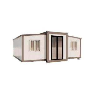 China 20ft Prefabricated Foldable Portable House for Offices and Homes EPS Sandwich Panel Roof supplier