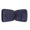 Black Color Durable Molded Eva gun Case with Insert and Handle , Eva Carrying