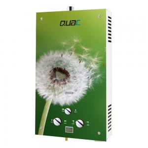10 Liter Instant Tankless Gas Geyser LPG NG Type Colorful Glass Panel