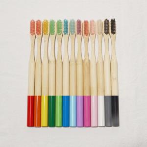 China Portable Extra Soft Bristle Bamboo Toothbrush 100 Percent Biodegradable Toothbrush supplier