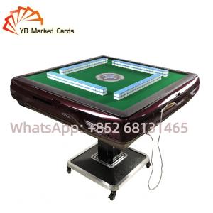 China YB Automatic Mahjong Table Cheat Green Plastic Casino Gambling Devices supplier
