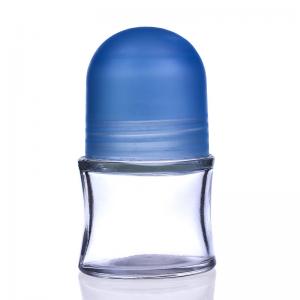 China 8ml 10ml Transparent Roll On Perfume Bottle With Glass Roller supplier