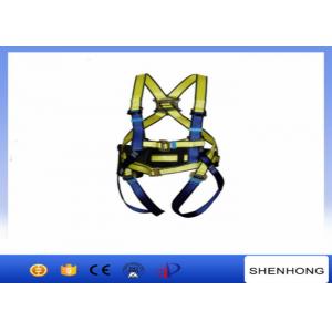 Construction Safety Belt Full Body Safety Harness With 100% Polyester