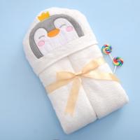 China Custom Design Baby Bath Bamboo Fibre Towel Set 500gsm on sale