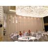 China Aluminum Track Soundproof Movable Partition Wall With 600mm-1200mm Panel Width wholesale