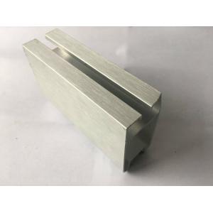 China Silver Oxide Anodized Aluminum Profiles Length Customized Wear Resistant supplier