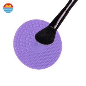 China Custom Wholesale Silicon Makeup Brush Cleaning Mat Cleaner Pad Cosmetic Portable Washing Tool Scrubber supplier