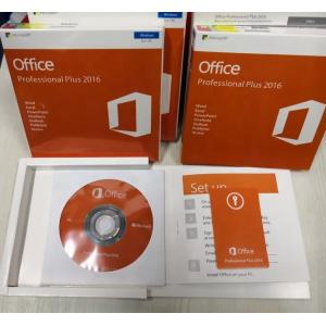 China Genuine Microsoft Office Activation Key 2016 Professional Plus DVD Pack Box supplier