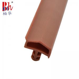 Roof Shaped Wooden Door Seal Strip Thermoplastic Elastomer Seals With Fin 12x6mm