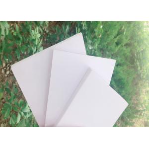 China High Strength White Rigid PVC Foam Board Corrosion Resistance For Exhibits Booths supplier