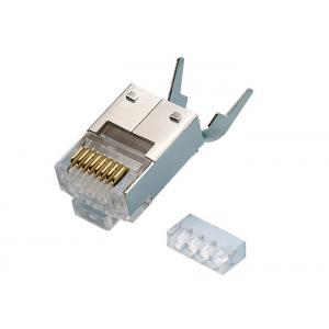 China 8 Pin Shielded Rj45 Connector , Lan Cable Connector Cable Network Accessories supplier