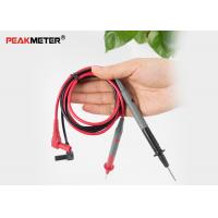 China Electrical Multimeter Test Probes Gold Plate Wire Pen Cable Red + Black on sale