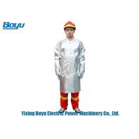 China Anti Radiation Transmission Line Stringing Tools Heat Fireproof Suit 1.3m on sale