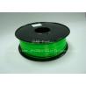 China 1.75 / 3mm PLA Fluo - Green Fluorescent Filament for RepRap , Cubify wholesale