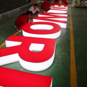 China customer bought New 3d outdoor acrylic light letter signage for sale supplier