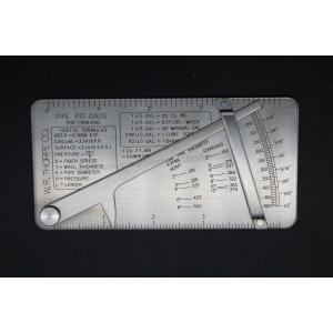 Universal Stainless Steel Welding Inspection Gauges / Pipe Pit Gauge