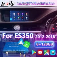 China 8+128GB Lsailt Android Navigation Video Interface For Lexus ES 350 300h 250 200 XV60 Mouse Control 2012-2018 on sale