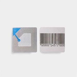 RF Rf Security Soft Label Barcode Sensor Tags Anti - Theft  Transparent