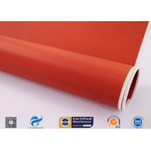 China Durable Thin Fiberglass Cloth 30 Oz With Silicone Rubber Coating On Two Sides supplier
