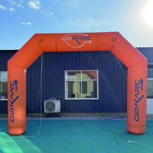 China Oxford Cloth Giant Entrance Inflatable Arch Advertising Events With Led Light supplier