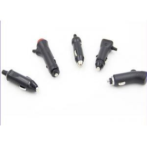 Black Charger Universal Car Cigarette Lighter Adapter Plug 12V ABS Material
