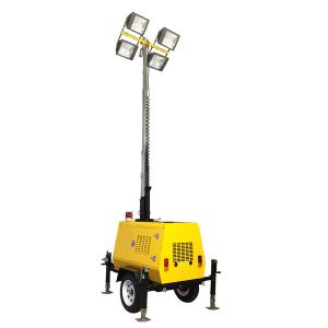 Diesel Generator Light Tower Portable Light Tower Generator 6.5kw For Construction Works