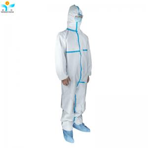 PPE Safety Disposable Protctive Wear S - 5XL SBPP Coverall For Personal Protective Equipment