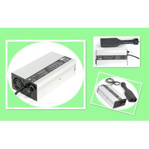 China Small Black Silver Sealed Lead Acid Battery Charger , 12V 10A Aluminum Shell Lead Acid Charger supplier