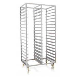 China Sliver 900x620x1780mm Double Row Stainless Steel Trolly wholesale