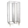 China Sliver 900x620x1780mm Double Row Stainless Steel Trolly wholesale