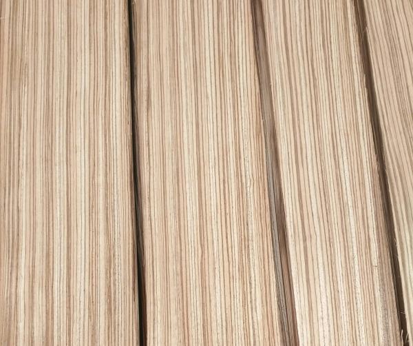 Well Sliced Zebrano Natural Wood Veneer for Furniture Door Panel Furnishings