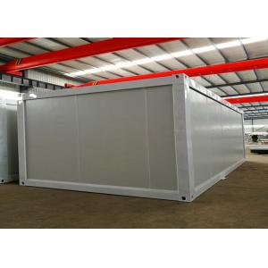 China White Steel Structure Living Container House , Portable Living Containers With Power Facilities supplier