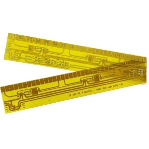 China 1 Layer Flexible PCB Board Yellow Cover Film 1 Oz Copper PCB supplier