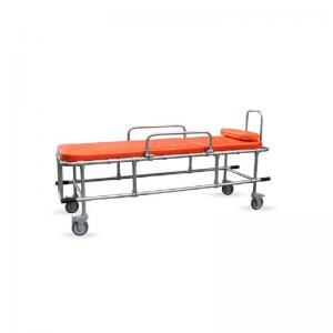China Sponge Mattress non magnetic Ambulance Stretcher Patient Trolley Cart supplier