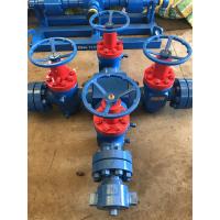 China WKM Valve Type Wellhead Christmas Tree 3 1/8-5000psi Blue And Red Painted on sale