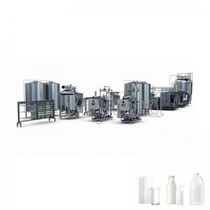 1000L / H Soya Milk / Yogurt Processing Plant , Skid Mounted Flavored Milk / Juice Production Line