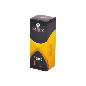 Folding Yellow Nail Polish Oil Paper Boxes Packaging For Cosmetic Product
