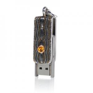China USB 2.0 Classic Decorative Pattern Jewelry USB Flash Drive disk supplier