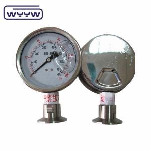 China 100mm Diaphragm Seal Type Pressure Gauge Heavy Duty Industrial Pressure Gauge supplier