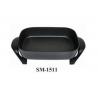 China 12 *15 Inch Small Electric Skillet , Deep Frying Pan With Glass Lid wholesale