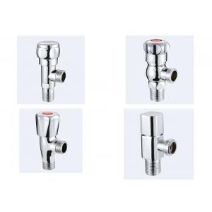 China Brass Washing Machine Angle Valve Chrome Plated Water Angle Valve Faucet  Easy Operate supplier