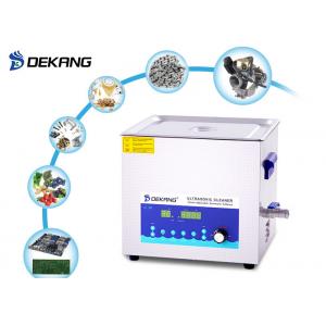 China 10L Timing Professional Ultrasonic Cleaner Power Adjustable Laboratory Cleaning supplier